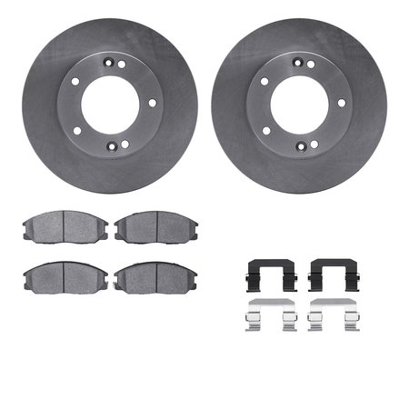 DYNAMIC FRICTION CO 6312-21009, Rotors with 3000 Series Ceramic Brake Pads includes Hardware 6312-21009